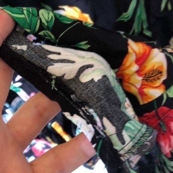 Revamped | wide leg floral high waist pants - Picture 2 of 8